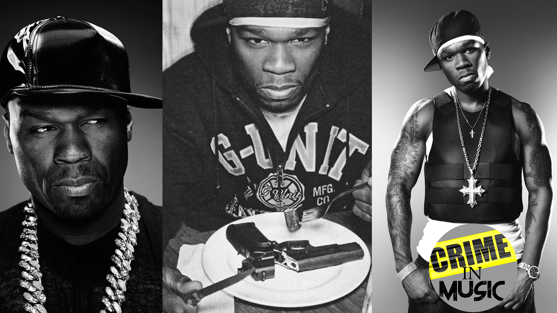 photo collage of 50 Cent, Musician, rapper, serial entrepreneur, actor, producer
